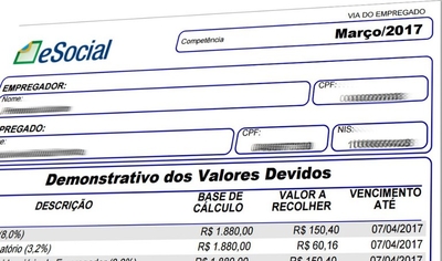 Serviço Unitario: folha de pagamento para MEI no esocial