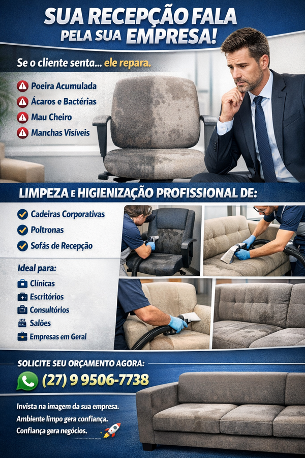 LIMPEZA DE ESTOFADOS EMPRESARIAL