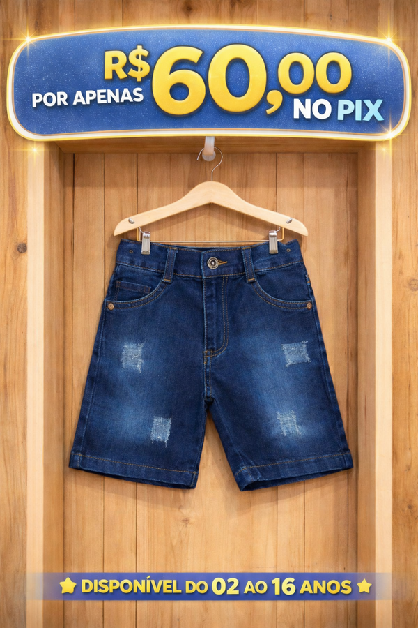 👖 Short Jeans Infantil 👖