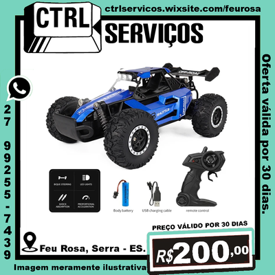 Carrinho controle remoto ZWN DK087